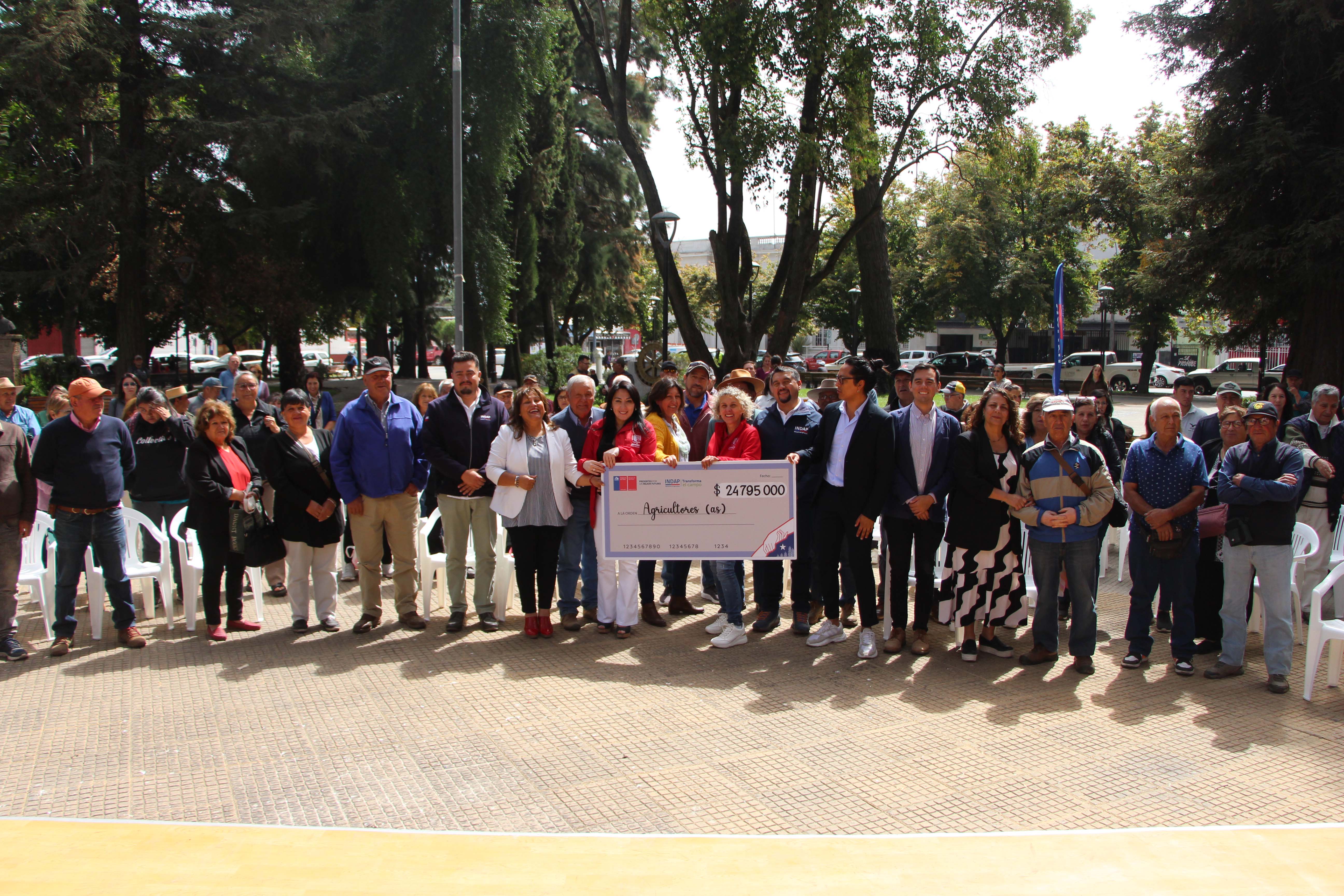 INDAP entregó bonos de rehabilitación productiva a agricultores de